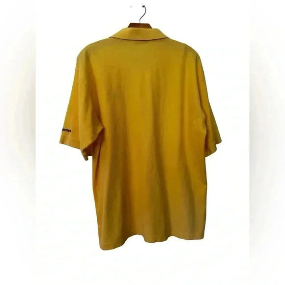 Master's Collection 100% Pima Cotton Yellow Augusta National Golf Polo L - Picture 2 of 10